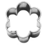Ausstechform Blume 16x16 mm