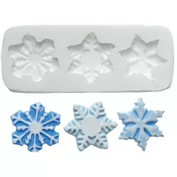 Silikonform für Marzipan – Flocken