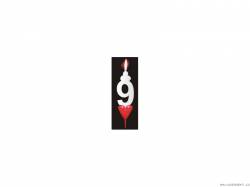 Kuchenkerze mit Herz 9