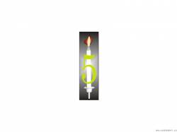 Tortenkerze reflektierendes Zahl 5