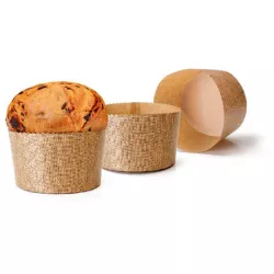 Papierbackförmchen 18cm für Panettone 5 Stück für 900g