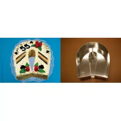 Backform Kleeblatt klein 23x7,5cm