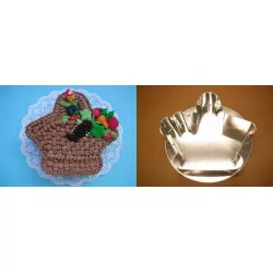 Rührkuchenform großes Körbchen 34x7,5 cm