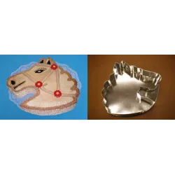 Pferdekopf-Springform 37x7,5 cm