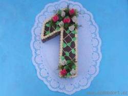 Backform ziffer 1 34cm