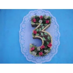 Backform für Ziffer 3, 34 cm