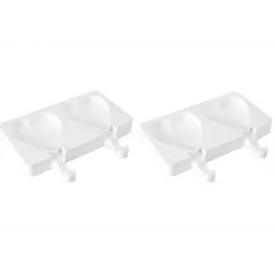 Silikon-Eisformen – 2 Herzformen