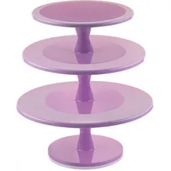Lila Tortenständer oder Cake-Pops-Ständer 24 cm, 30 cm, 35 cm