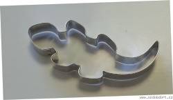 Keksform als Eidechse