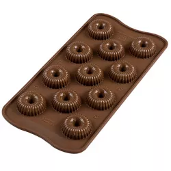 3D-Silikonform für Schokolade – Crown Spiral