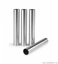 Edelstahl-Röhrchen für Desserts, 4 Stück, 14 cm Länge, Durchmesser 2 cm