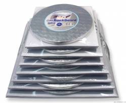 Silberner Kuchendeckel Kreis + Kuchenschachtel