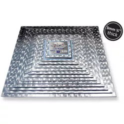 Silberne Tortenscheibe - Quadrat