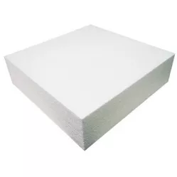 Schaumstoffmodell für eine Kuchentorte Quadrat 30x30x7,5