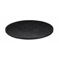 Schwarze Kuchenunterlage 25 cm