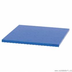 Quadratischer blauer Kuchengleiter 30x30cm