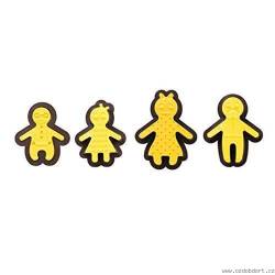 Satz 8 Stück CUTTERS&DECORMARKERS HAPPY FAMILY