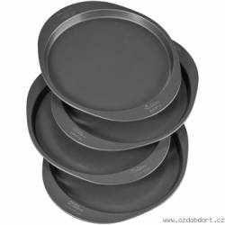 4 Stück runde Backformen