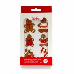 6 Stück Zuckerdeko Ausstechformen Lebkuchenmännchen