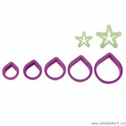 7-teiliges Ausstechformen-Set Rose