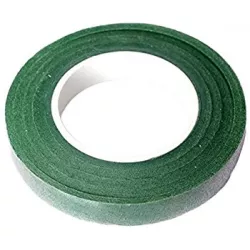 Papierband für Blumenlitze 12 mm 27 m grün