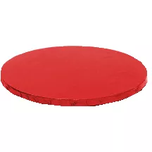 Runde Kuchenunterlage rot 30x1,2 cm