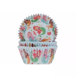 Meeresfee-Muffinförmchen, 50 Stück