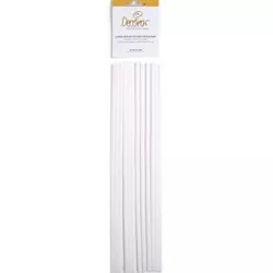 12 Kunststoffstäbe für mehrstöckige Kuchen 4 mm Durchmesser x 30 cm