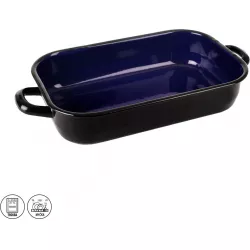 Backblech emailliert 34x22 cm ohne Deckel