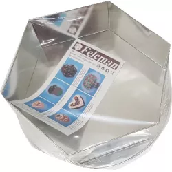 Sechseckige Springform mittelgroß 25x25x7,5 cm