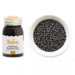 100 g kleine Zuckerperlen schwarz