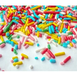 Zdobení na cukrové tyčinky barevné 80 g