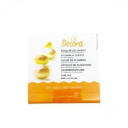 Folien für Schokoladenverpackung - goldfarben, 10x10 cm, 150 Stück