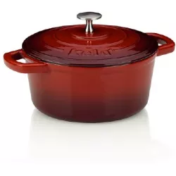 Backblech CALIDO, Gusseisen, rot O21cm x h10cm 2,5L