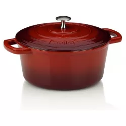 Backblech CALIDO, Gusseisen, rot O24cm x h11,5cm 4L
