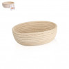 Ovales Brotbackkorb zum Gehenlassen 24x18x9 cm