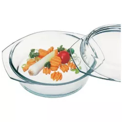 Runde Glas-Auflaufform, 2 l