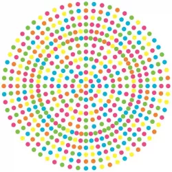 bunter tortenunterlage 27 cm