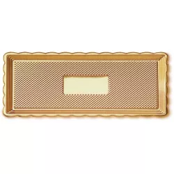 Tortenunterlage, Roulade 15x40 Gold