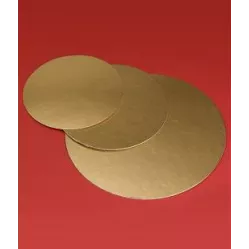 Tortenunterlage Frankreich 28 cm goldfarben