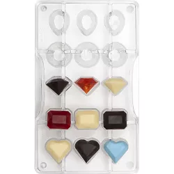 Schokoladen-Diamantformen