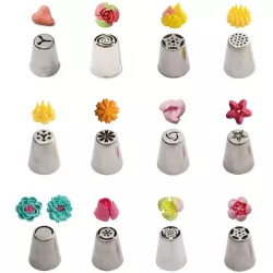 Satz 12 Stück Endstücke zum Verzieren