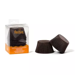 Klassische Muffinförmchen braun 55×45 mm