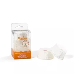 Muffinförmchen 25 Stück weiß