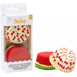 Muffinformen 36 Stück Kirschen und Wassermelone