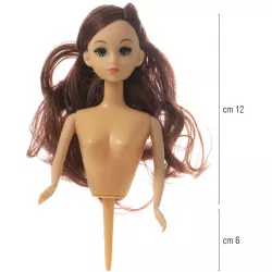 Tortenfigur Keksszene dunkles Haar Mädchen 12cm