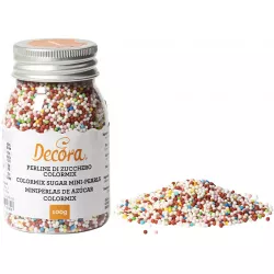 Zuckerdekoration Mini-Perlen 1,5 mm, bunt, 100 g