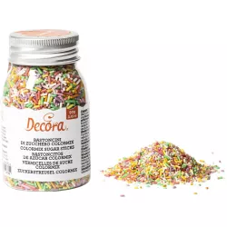 Zuckerguss-Streifengarnitur bunte 90 g