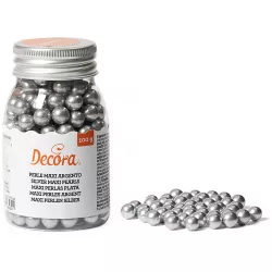 Zuckerdekoration: silberne Perlen, 100 g