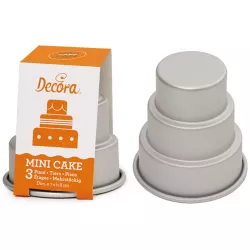 Form für Mini-Törtchen, 3 Etagen, 7x8 cm